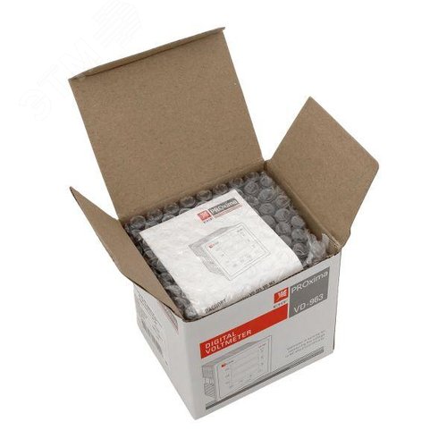 Вольтметр цифровой на панель 96х96 трехфазный PROxima