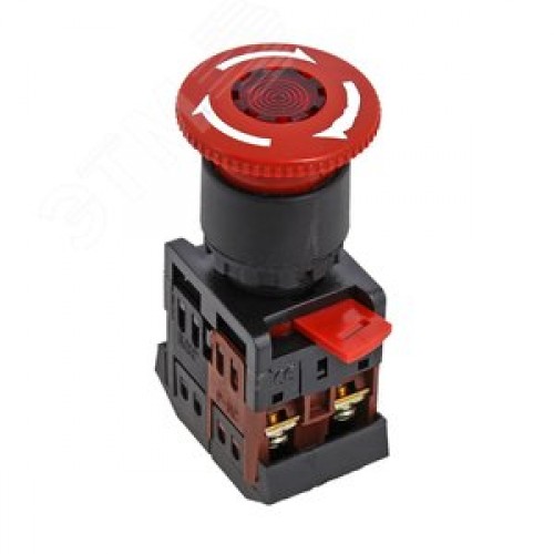 Кнопка AE-22 Гриб поворотная NO+NC