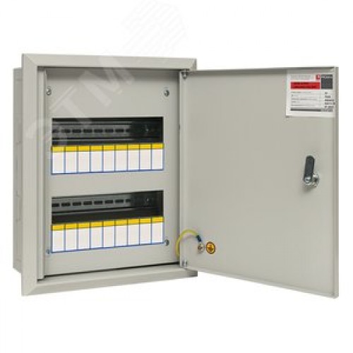 Щит распределительный встраиваемый ЩРв-18з IP31 390х340х120 с замком