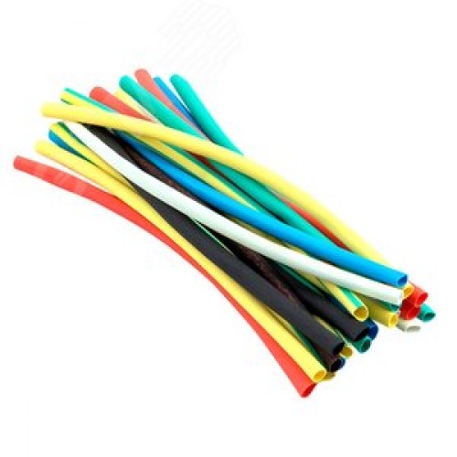 Трубка термоусаживаемая ТУТ нг 2/1 (7 цветов по 3шт) 100мм PROxima