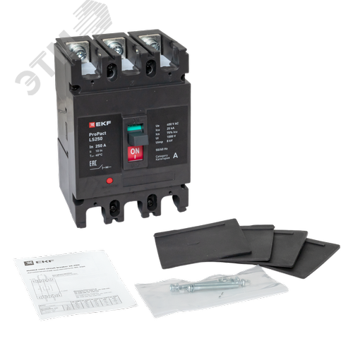 Выключатель автоматический LS250 25кА 3P 250А     ProPact