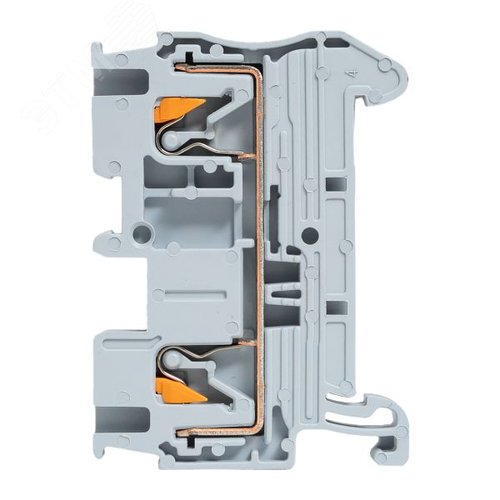 Клемма проходная Push-in 2.5 мм2 серая EKF