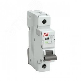 Выключатель автоматический AV-6 1P 16A (B) 6kA AVERES
