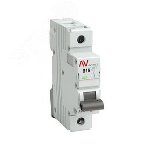 Выключатель автоматический AV-6 1P 16A (B) 6kA AVERES