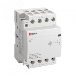Контактор модульный КМ 63А 4NO 230В АС (3 мод.)   PROXIMA EKF