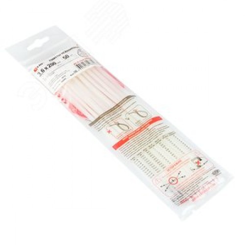 Хомут P6.6 стандартный белый 3.6x200 (100шт) FlexLock PROxima