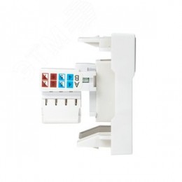 Розетка RJ45, категории 5e (ширина 2 модуля)