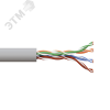 Витая пара TERACOM PRO 5E U/UTP 4 пары solid 24AWG PVC серый 305м