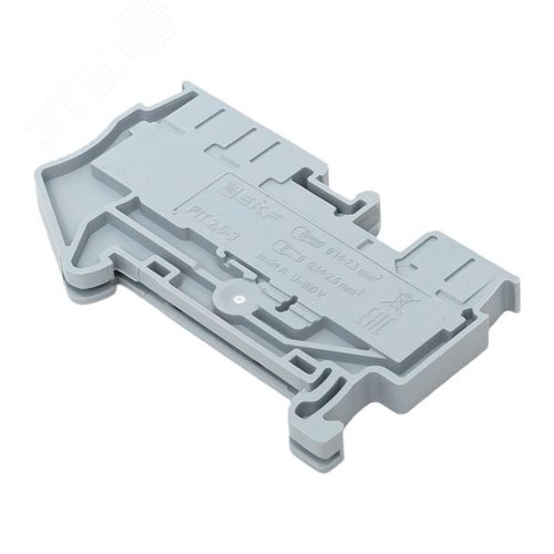 Клемма Push-in 2.5 мм2 3 вывода серая EKF