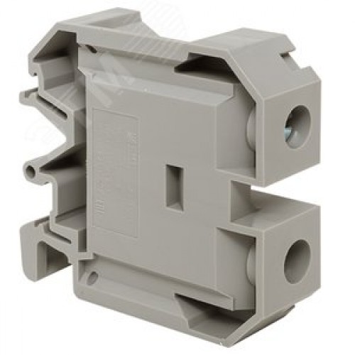 Клемма проходная винтовая JXB 35 мм2 серая EKF