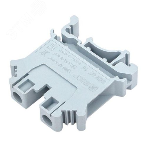 Клемма проходная винтовая UT 10 мм2 серая EKF