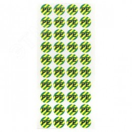 Наклейка 'PE' d=20мм PROxima