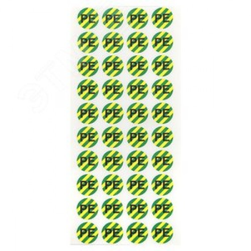 Наклейка 'PE' d=20мм PROxima