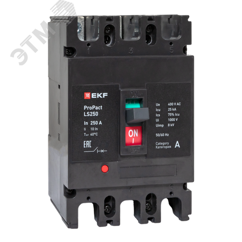 Выключатель автоматический LS250 25кА 3P 250А     ProPact