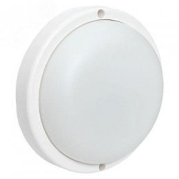 Светильник светодиодный ЖКХ круг ДПО-1100 с оптико-акустическим датчиком движения 12Вт 4000K IP65 LUMA