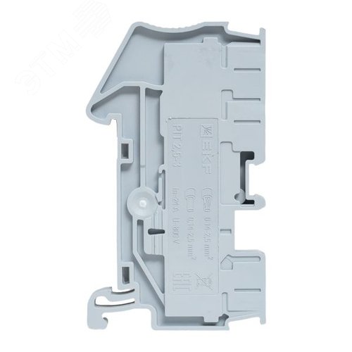 Клемма Push-in 2.5 мм2 3 вывода серая EKF