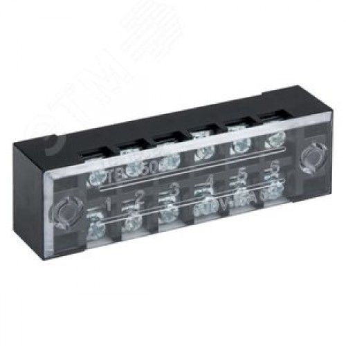 Терминал клеммный TB-1506 до 1.5мм2 15A 6 клеммных пар
