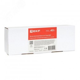 Клемма проходная винтовая UT 6 мм2 синяя EKF