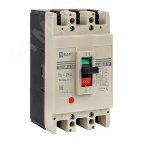 Выключатель автоматический ВА-99М 63/25А 3P 25кА
