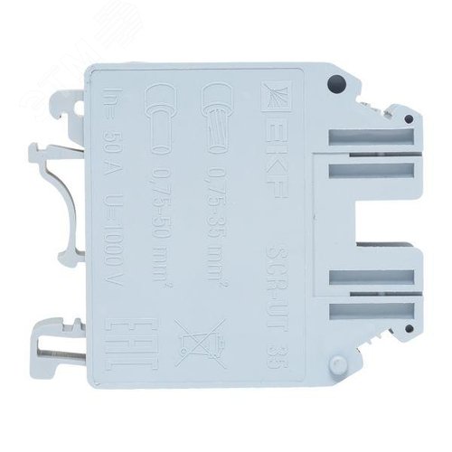 Клемма проходная винтовая UT 35 мм2 серая EKF