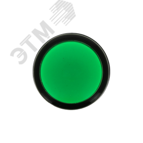 Лампа AD16-22HS LED матрица 22мм зеленый