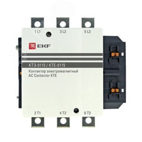 Контактор КТЭ 115А катушка управления 230В АС NO
