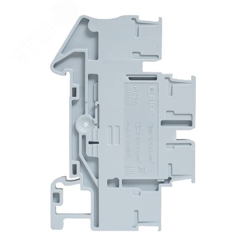 Клемма двухуровневая Push-in 2.5 мм2 4 вывода серая EKF