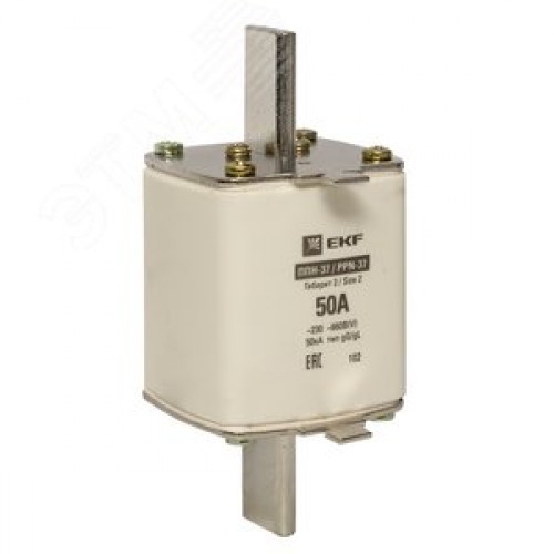 Вставка плавкая ППН-37 400/50А габарит 2 PROxima