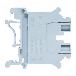 Клемма проходная винтовая UT 10 мм2 серая EKF