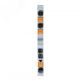 Клемма Push-in 2.5 мм2 3 вывода серая EKF