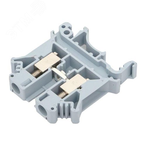 Клемма проходная винтовая UT 6 мм2 серая EKF