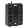 Источник бесперебойного питания E-Power Home 1000 ВА, 600Вт,8хSchuko,USB,RJ45