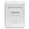 Розетка настенная TERACOM Cat.5E неэкран. 1 порт  RJ-45 Dual IDC белая