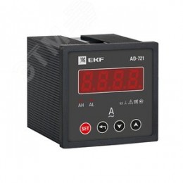 Амперметр цифровой на панель 72х72 однофазный PROxima