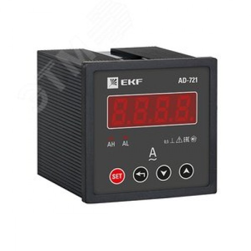 Амперметр цифровой на панель 72х72 однофазный PROxima