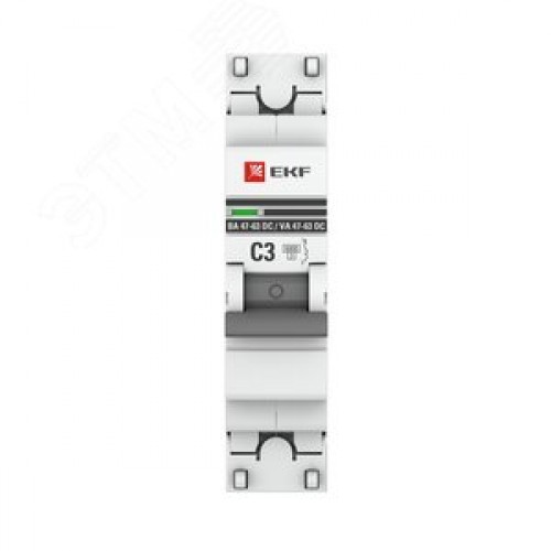 Выключатель автоматический 1P 3А (C) 6кА ВА 47-63 DC PROxima