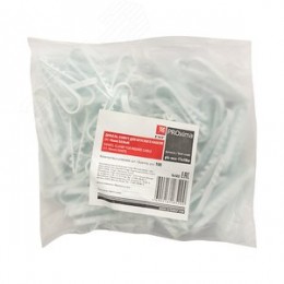 Дюбель-хомут для круглого кабеля 11-18мм нейлон белый Simple (100шт)