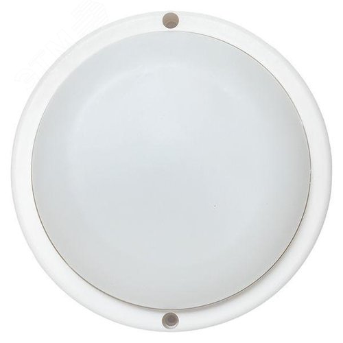 Светильник светодиодный ЖКХ круг ДПО-1100 с оптико-акустическим датчиком движения 12Вт 4000K IP65 LUMA