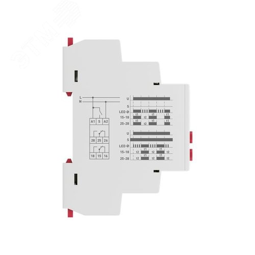Реле времени RT-2C (2 регулир. порога времени, 2 исп. конт.) PROxima