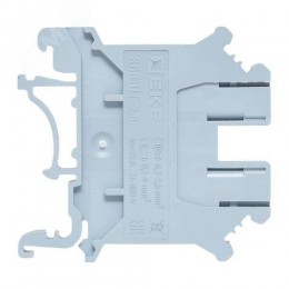 Клемма проходная винтовая UT 2.5 мм2 серая EKF