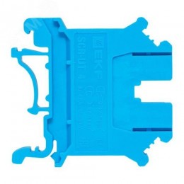 Клемма проходная винтовая UT 4 мм2 синяя EKF