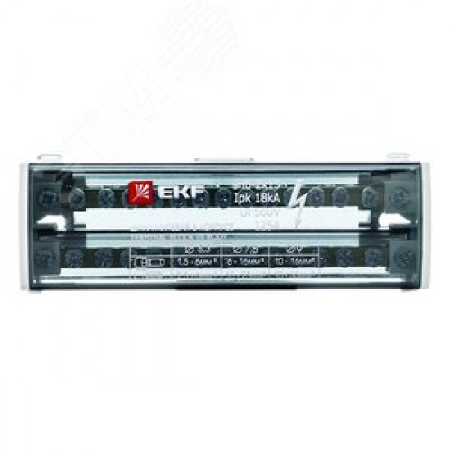 Шина нулевая в корпусе 2х15 125А