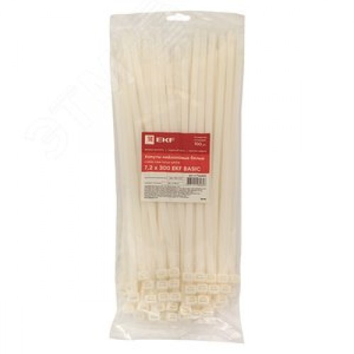 Хомут 7.2х300 нейлон (100шт)