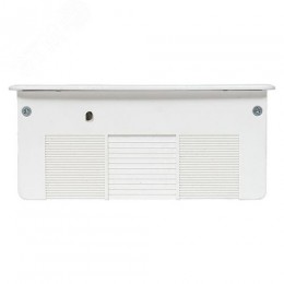 Встраиваемый настольный розеточный блок выдвижной, 8 модулей, белый, C-Line