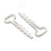 Дюбель-хомут 6х12 полипропилен белый Simple (50шт)