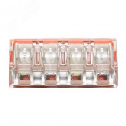 Клемма СМК 773-174 с пастой 4 отверстия 2.5-6.0мм2 уп.50шт. PROxima