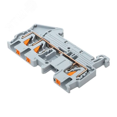 Клемма Push-in 2.5 мм2 3 вывода серая EKF