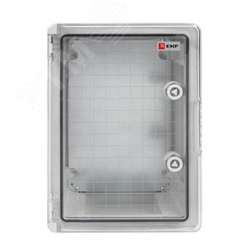 Бокс пластиковый с монтажной платой прозр. дверь 500х350х190 мм IP65 PROxima