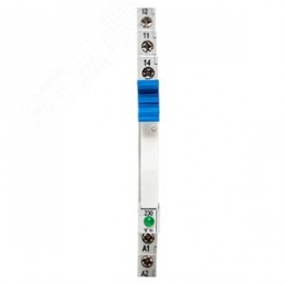 Реле промежуточное с розеткой в сборе РП slim 23/1 6A 230В AC