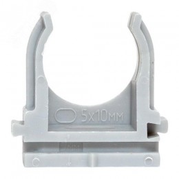 Крепеж-клипса для ручного монтажа d20 мм серая EKF-Plast